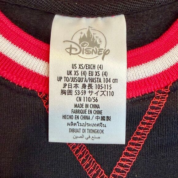 Mickey Mouse Holiday Sweatshirt Kids Disney Parks NWT Size 4 Christmas Girl/Boy - Picture 5 of 5